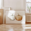 Farmhouse Pumpkin Watercolor Art Print, Autumn Decor (Digital Download)