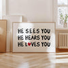 Aesthetic Jesus Wall Art | Christian Spiritual Print (Digital Download)