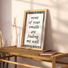 None of your emails are finding me well Art Print, Home Office Wall Art, Workplace Print, Black White Desk Decor, Funny Office Decor