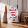 Have Yourself a Merry Little Christmas Aesthetic Christmas Prints Cute Christmas Decor Christmas Typography Wall Art Have Holiday Home Decor