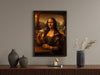 Mona Lisa wall art, Beer wall art, Mona Lisa print funny wall art printable, retro poster, Vintage bar wall art, Pub wall art, Beer Posters