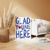 Glad You're Here Cute Apartment Decor, Printable Entryway Art Print, Great Gifts for Apartment Warming Housewarming Gifts, Hospitality Print