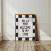 Hey MTV Welcome to My Crib Print: Y2K Retro 90s Nostalgia Poster (Digital Download)