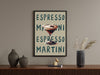 Espresso Martini cocktail poster prints Cocktail wall art Printable wall art Cocktail print Bar wall decor Alcohol print Kitchen wall art