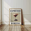 Espresso Martini cocktail poster prints Cocktail wall art Printable wall art Cocktail print Bar wall decor Alcohol print Kitchen wall art