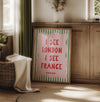 Funny Bathroom Art Print: I See London I See France, Y2K Retro Decor (Digital Download)
