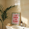 Funny Bathroom Art Print: I See London I See France, Y2K Retro Decor (Digital Download)