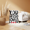 You Are So Loved Printable Wall Art Sign Inspirational wall art Motivational Above Bedroom Wall Art Daily Affirmation print, Girl room decor