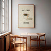 But First Coffee Wall Art Decor Cafe, But First Coffee Sign Printable Coffee wall decor kitchen, Minimal coffee art print Coffee lover gifts