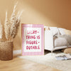 Everything is Figureoutable Trendy Quote Print Pink Girly Office Wall Art Inspirational Wall Art for Office Motivational Wall Art for Office