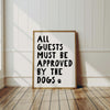 Gifts for Dog Lovers Trendy Dog Prints Funny Dog Wall Art Gifts for Dog Moms Puppy Poster Typography Art Printable Wall Art for Dog Owners