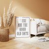 These are good old days printable wall art Modern farmhouse decor Motivational quote print Minimalist typography print Clean boho wall decor